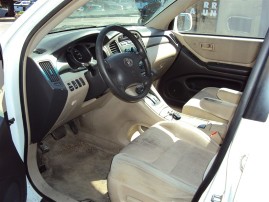 2003 TOYOTA HIGHLANDER, 3.0L AUTO 2WD, COLOR WHITE, STK Z15888